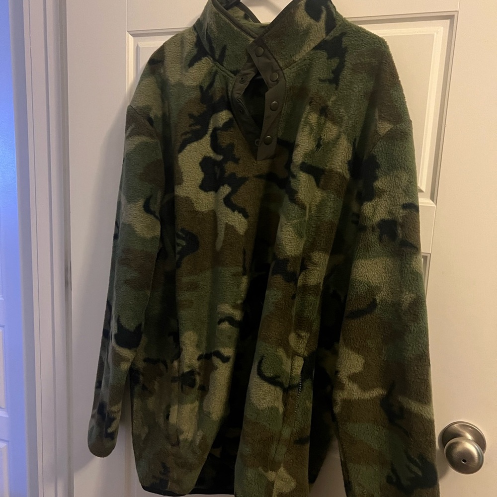 Ralph Lauren Green Fleece Jacket